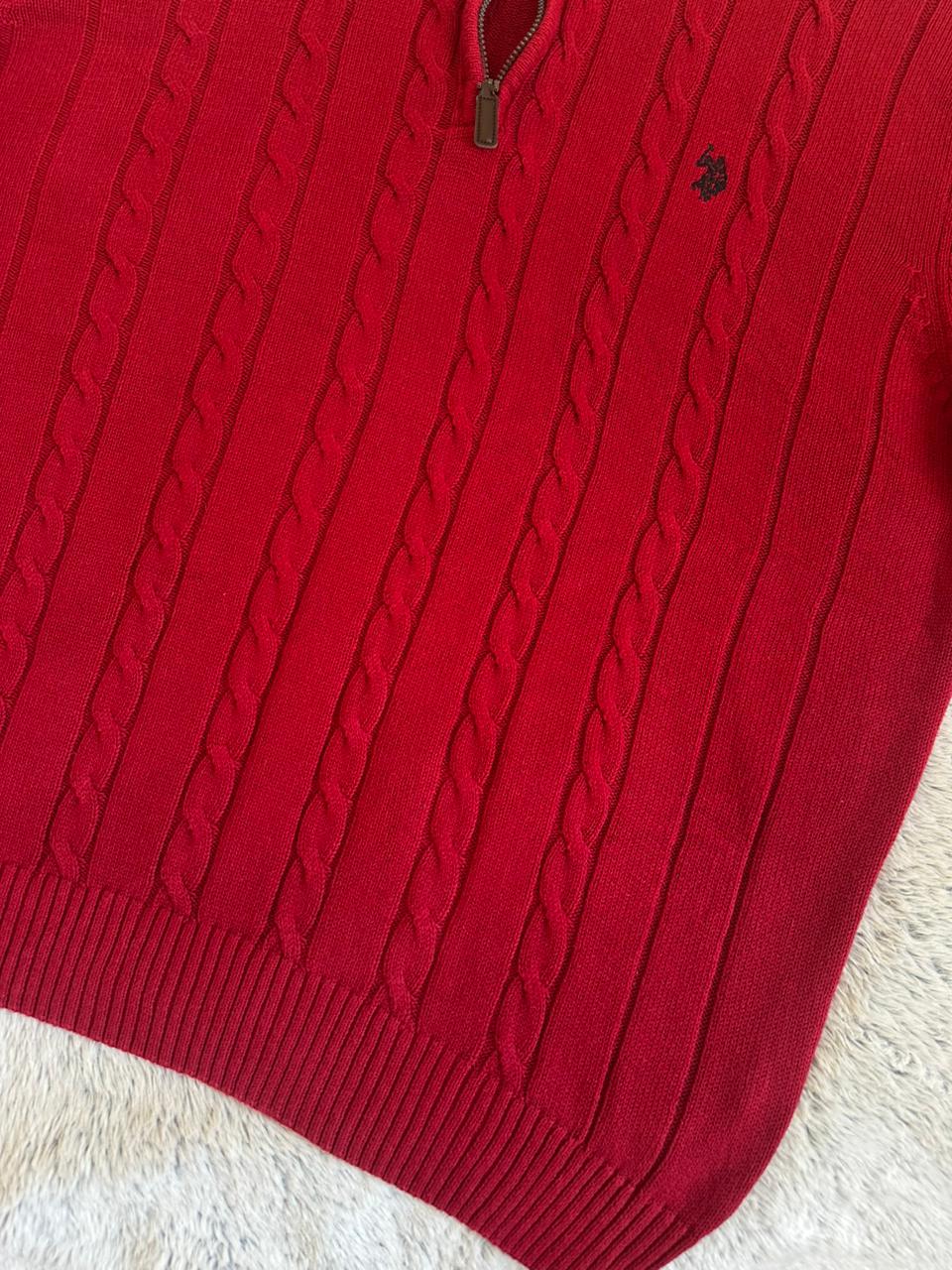 Pull demi zippé US POLO ASSN Taille XXL Spot-Chic