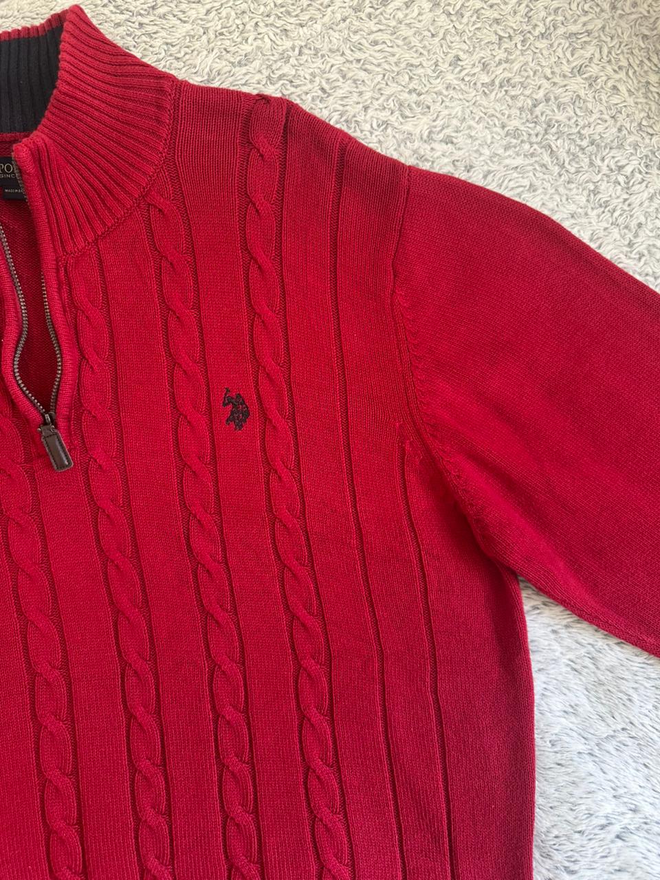 Pull demi zippé US POLO ASSN Taille XXL Spot-Chic
