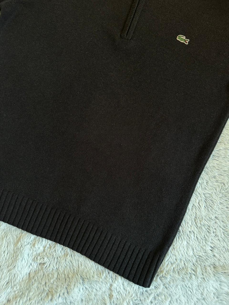 Pull demi zippé LACOSTE Taille M Spot-Chic