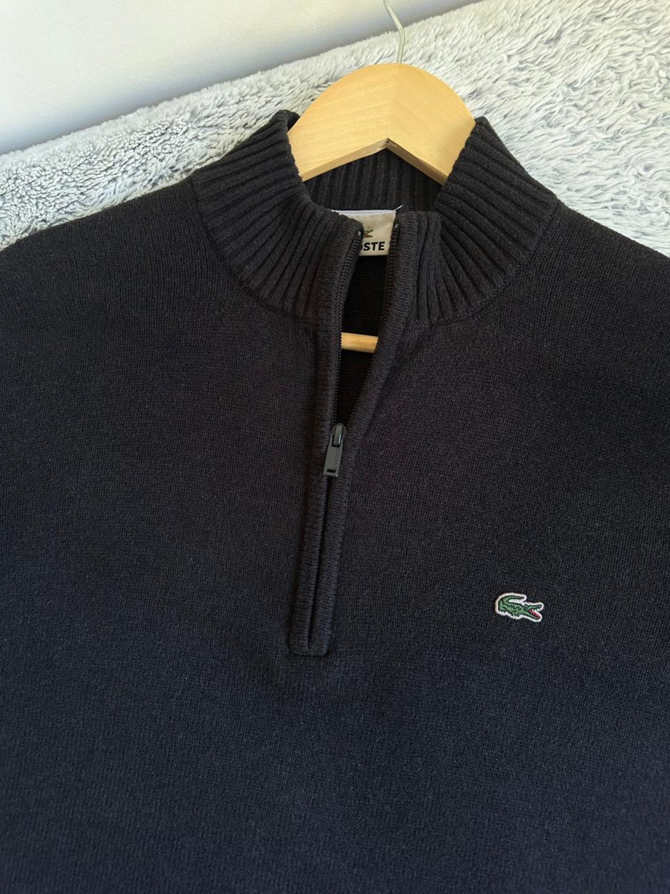 Pull demi zippé LACOSTE Taille M Spot-Chic