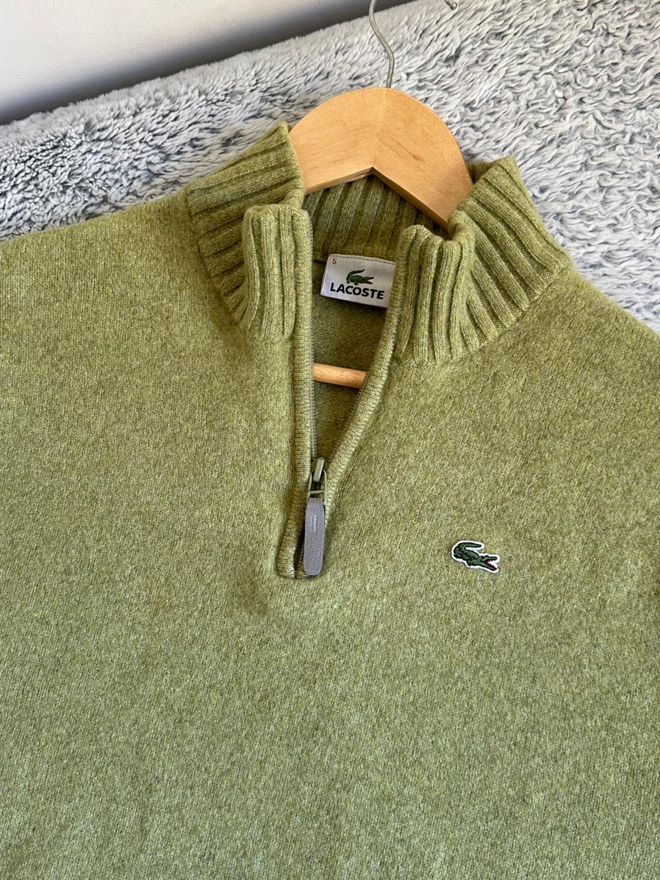 Pull demi zippé LACOSTE Taille S Spot-Chic