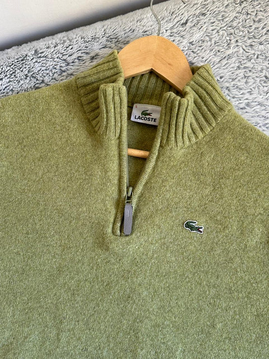Pull demi zippé LACOSTE Taille S Spot-Chic