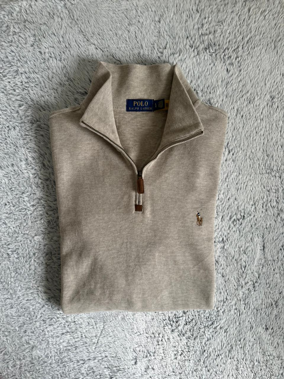 Pull demi zippé RALPH LAUREN Taille L/XL Spot-Chic