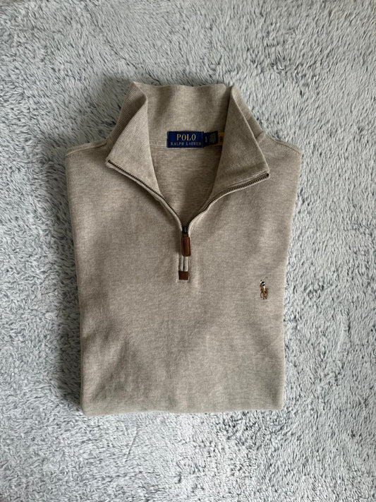 Pull demi zippé RALPH LAUREN Taille L/XL Spot-Chic