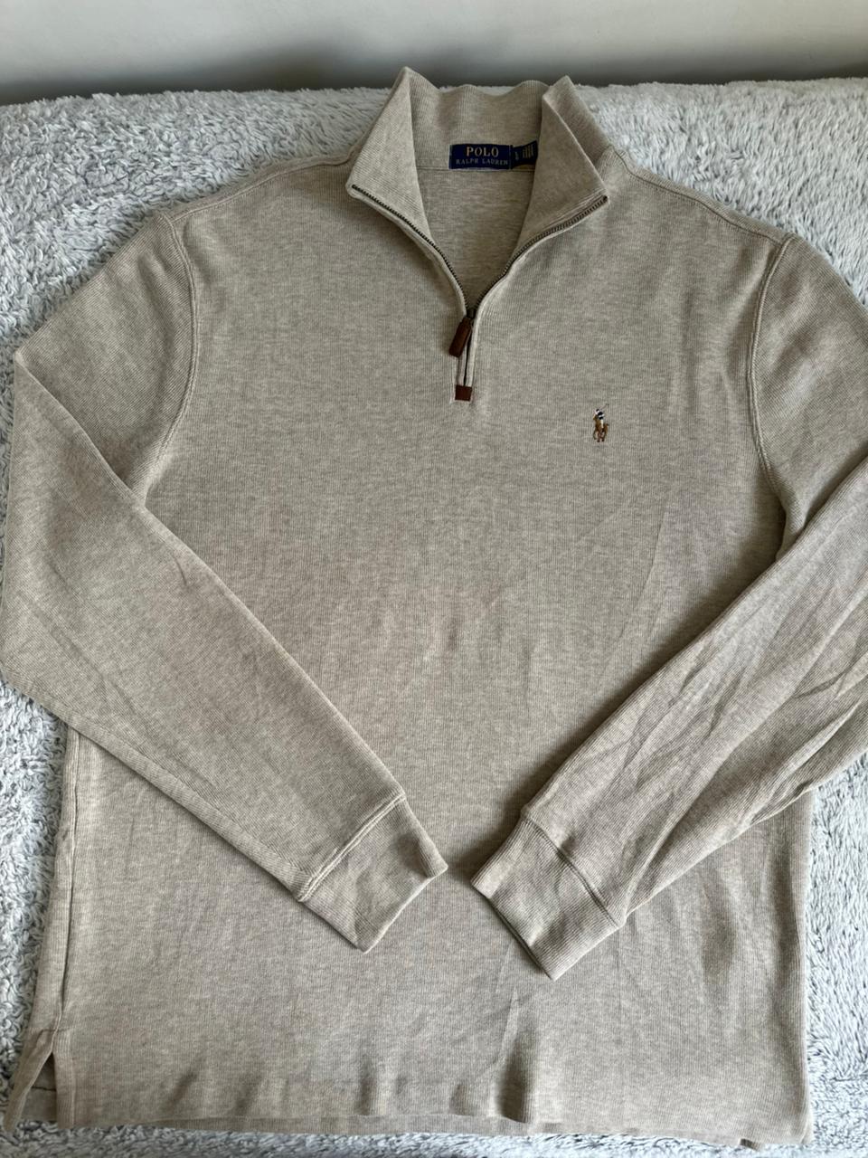 Pull demi zippé RALPH LAUREN Taille L/XL Spot-Chic