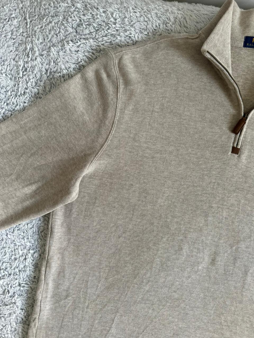 Pull demi zippé RALPH LAUREN Taille L/XL Spot-Chic