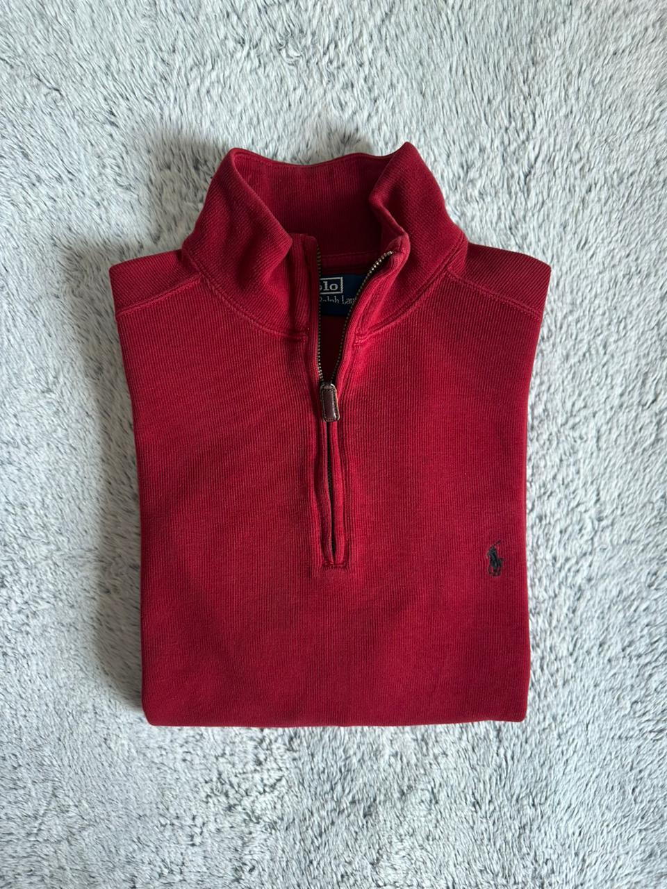 Pull demi zippé RALPH LAUREN Taille M Spot-Chic