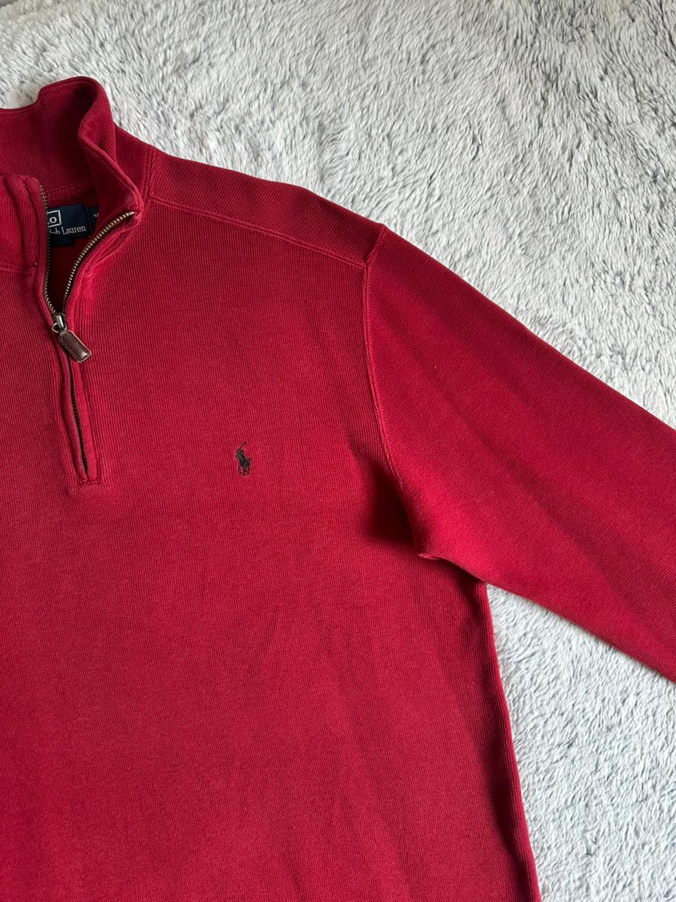 Pull demi zippé RALPH LAUREN Taille M Spot-Chic