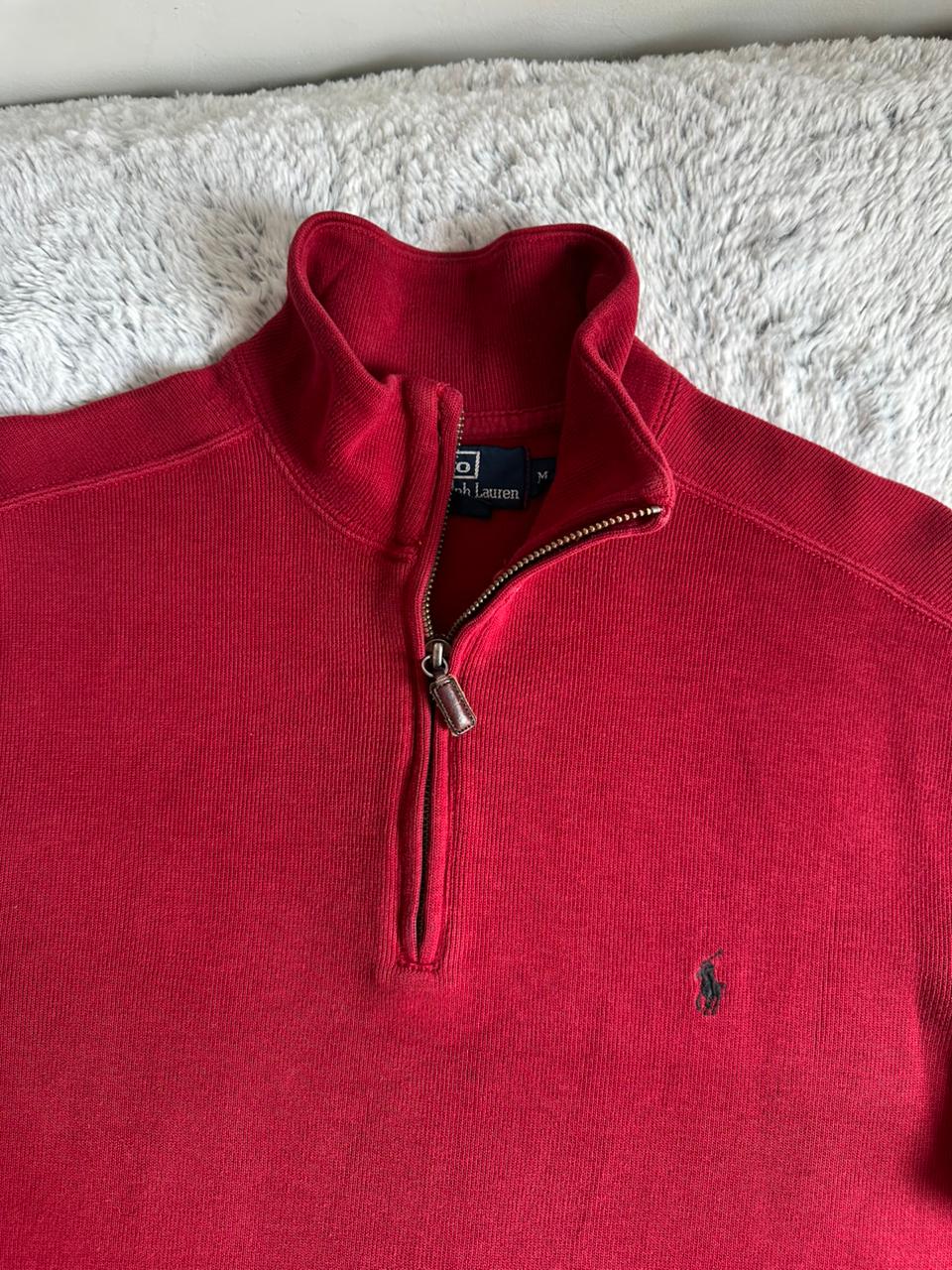 Pull demi zippé RALPH LAUREN Taille M Spot-Chic