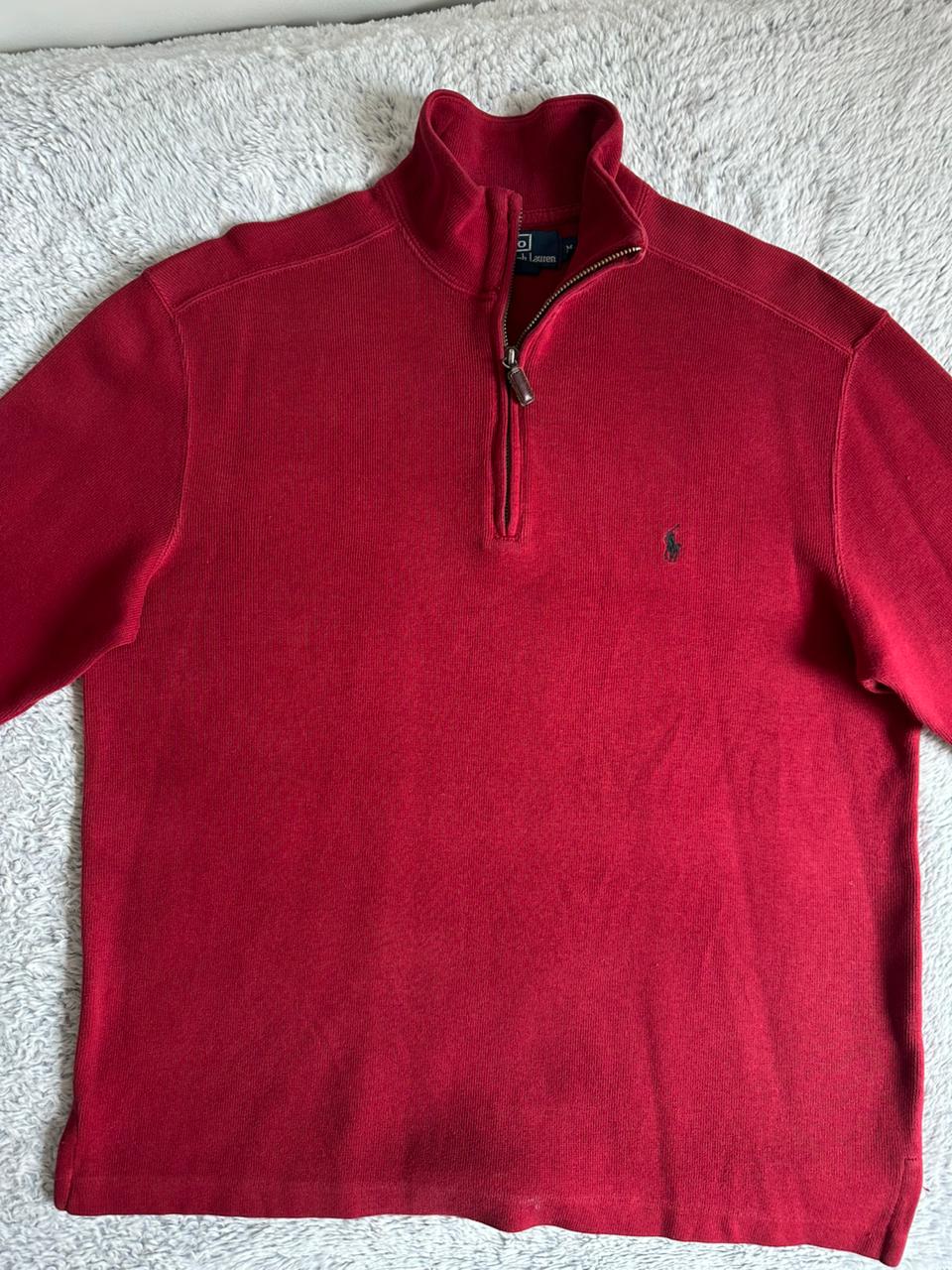Pull demi zippé RALPH LAUREN Taille M Spot-Chic