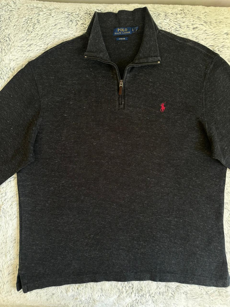 Pull demi zippé RALPH LAUREN Taille L Spot-Chic