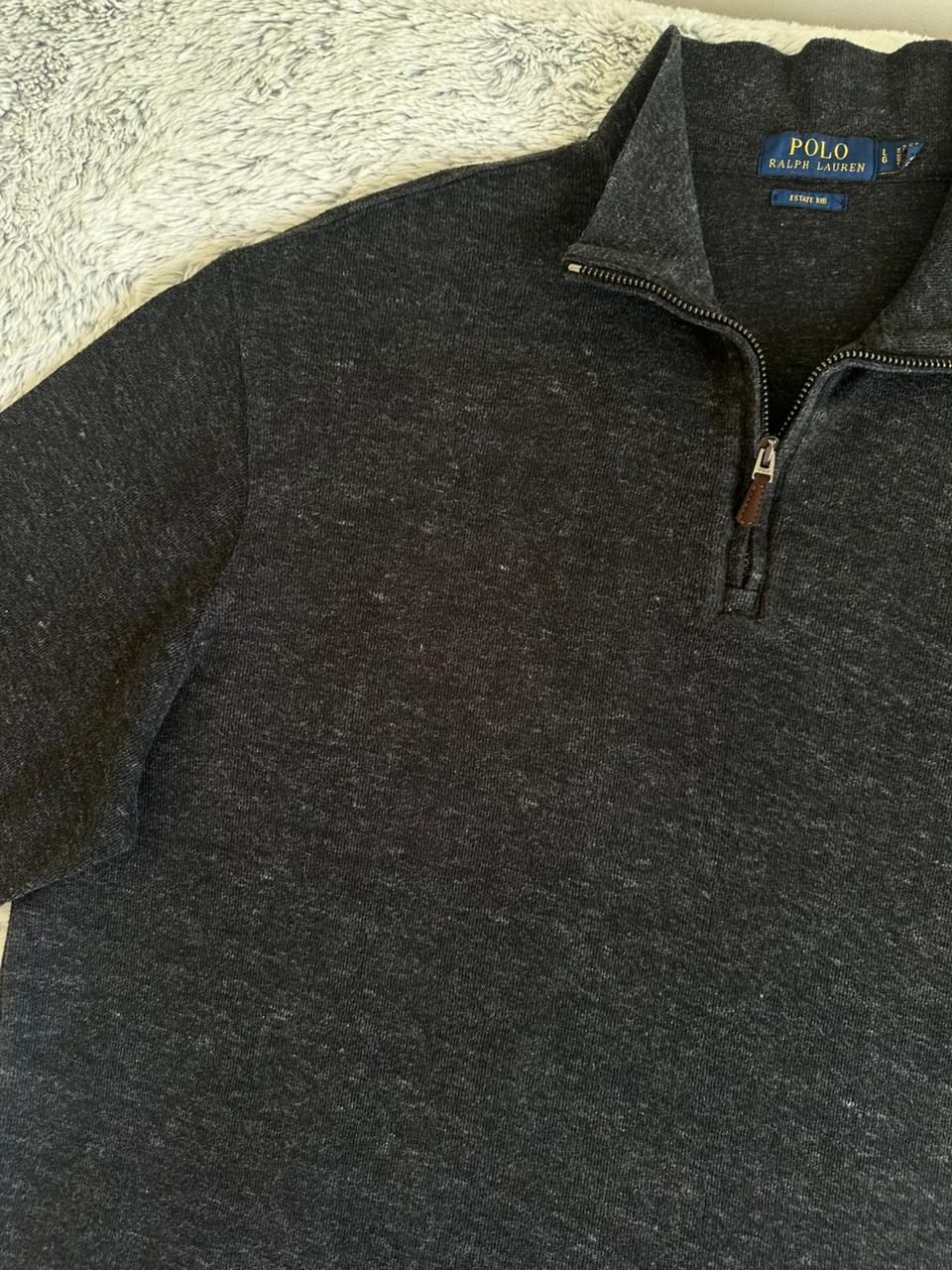 Pull demi zippé RALPH LAUREN Taille L Spot-Chic