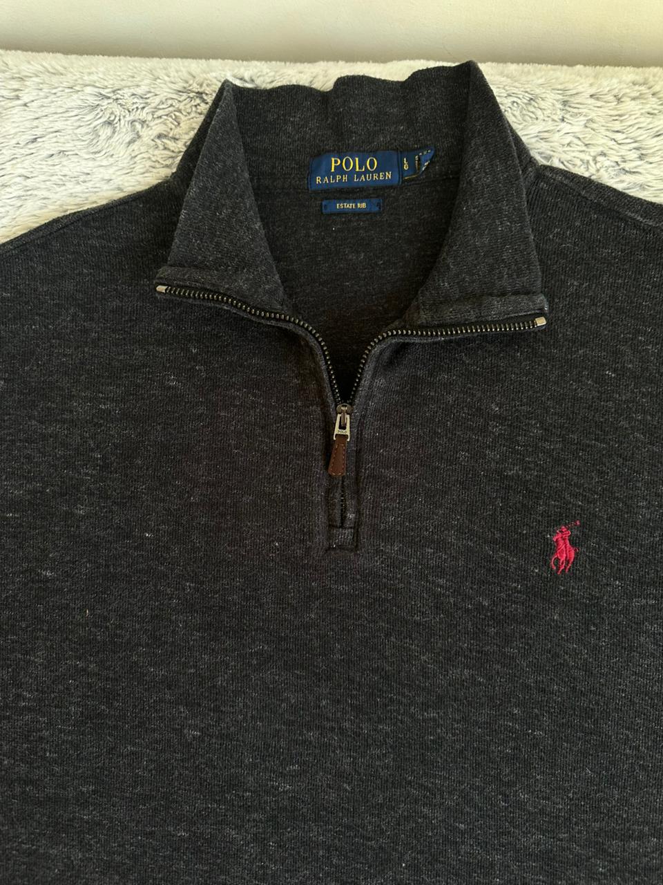Pull demi zippé RALPH LAUREN Taille L Spot-Chic