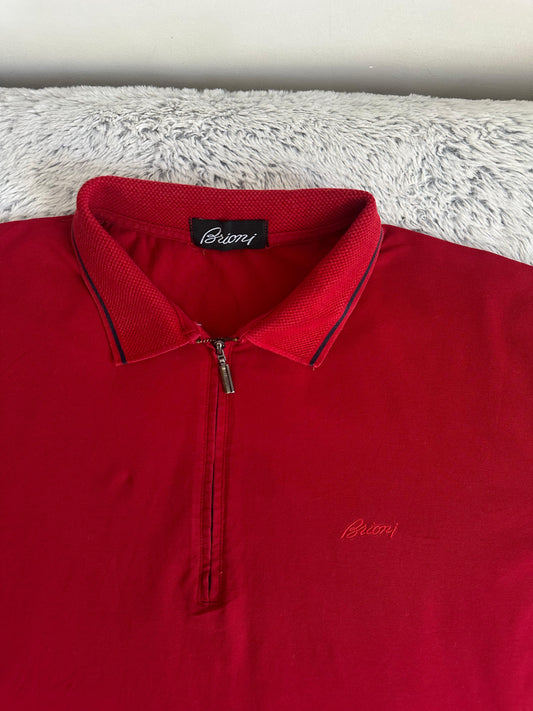 Polo demi zippé BRIONI Taille XL Spot-Chic