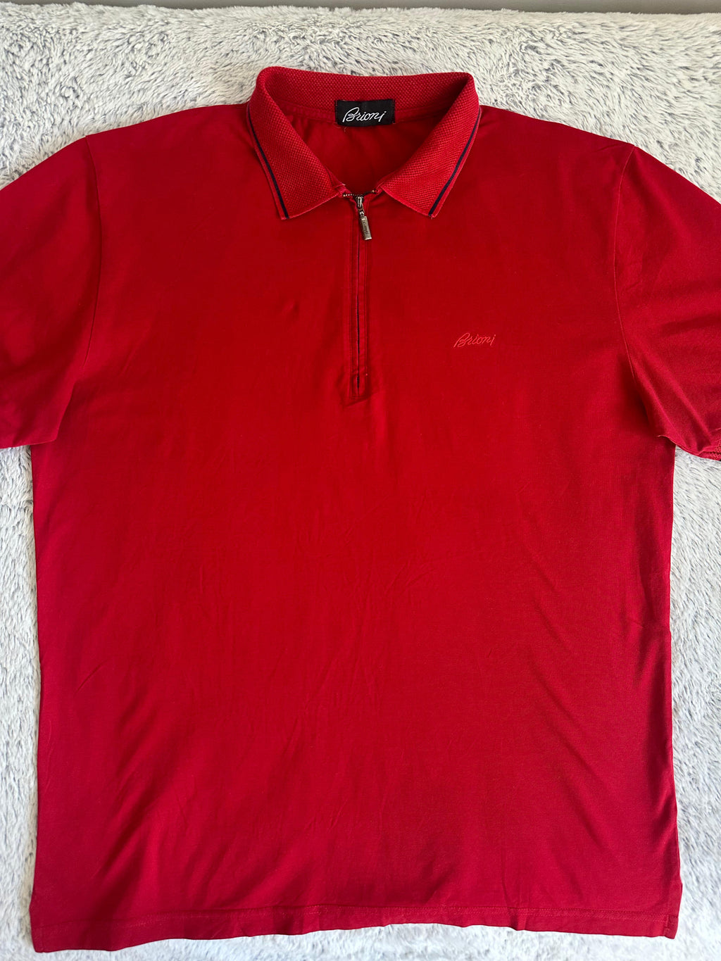 Polo demi zippé BRIONI Taille XL Spot-Chic