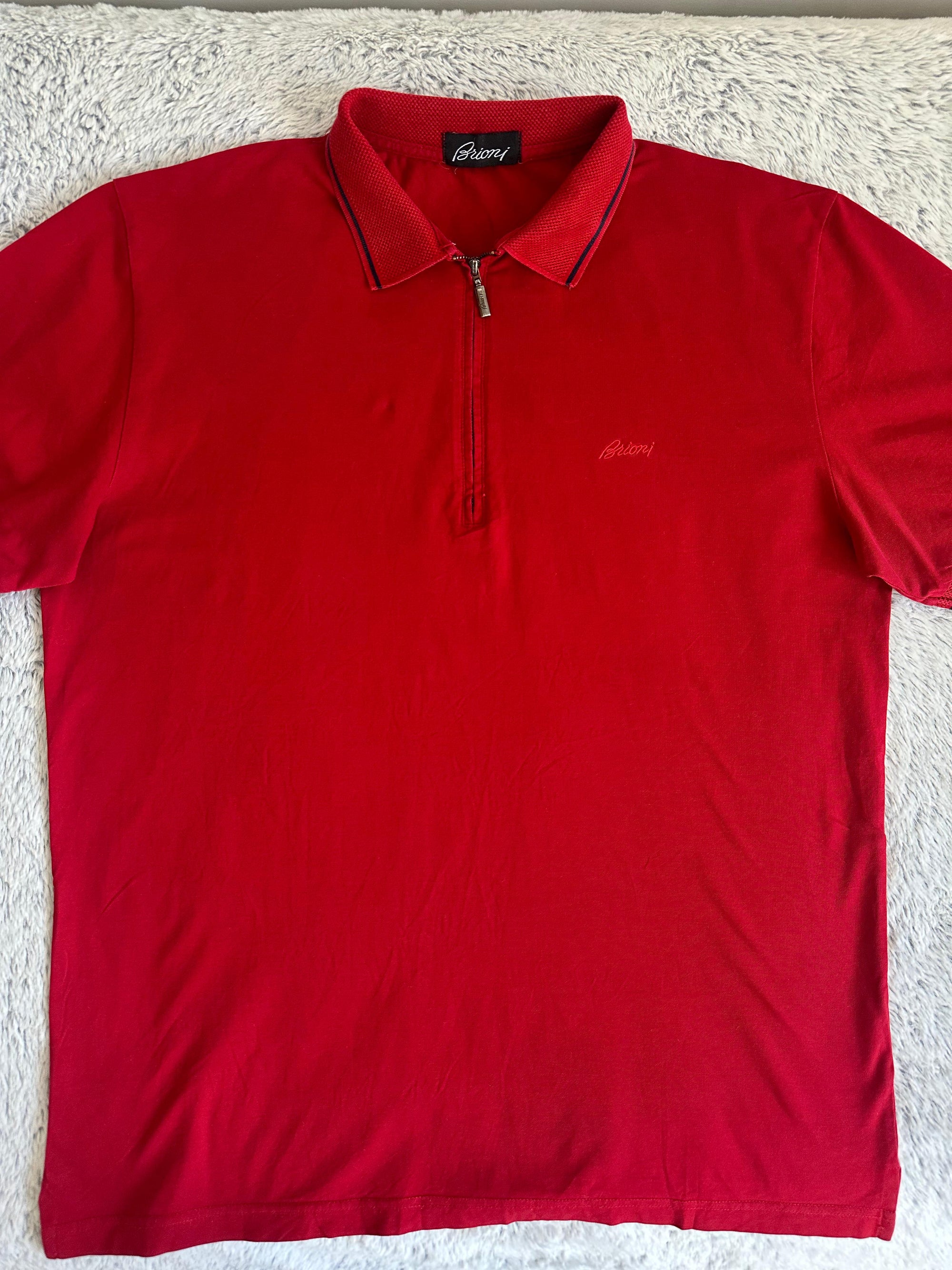 Polo demi zippé BRIONI Taille XL Spot-Chic