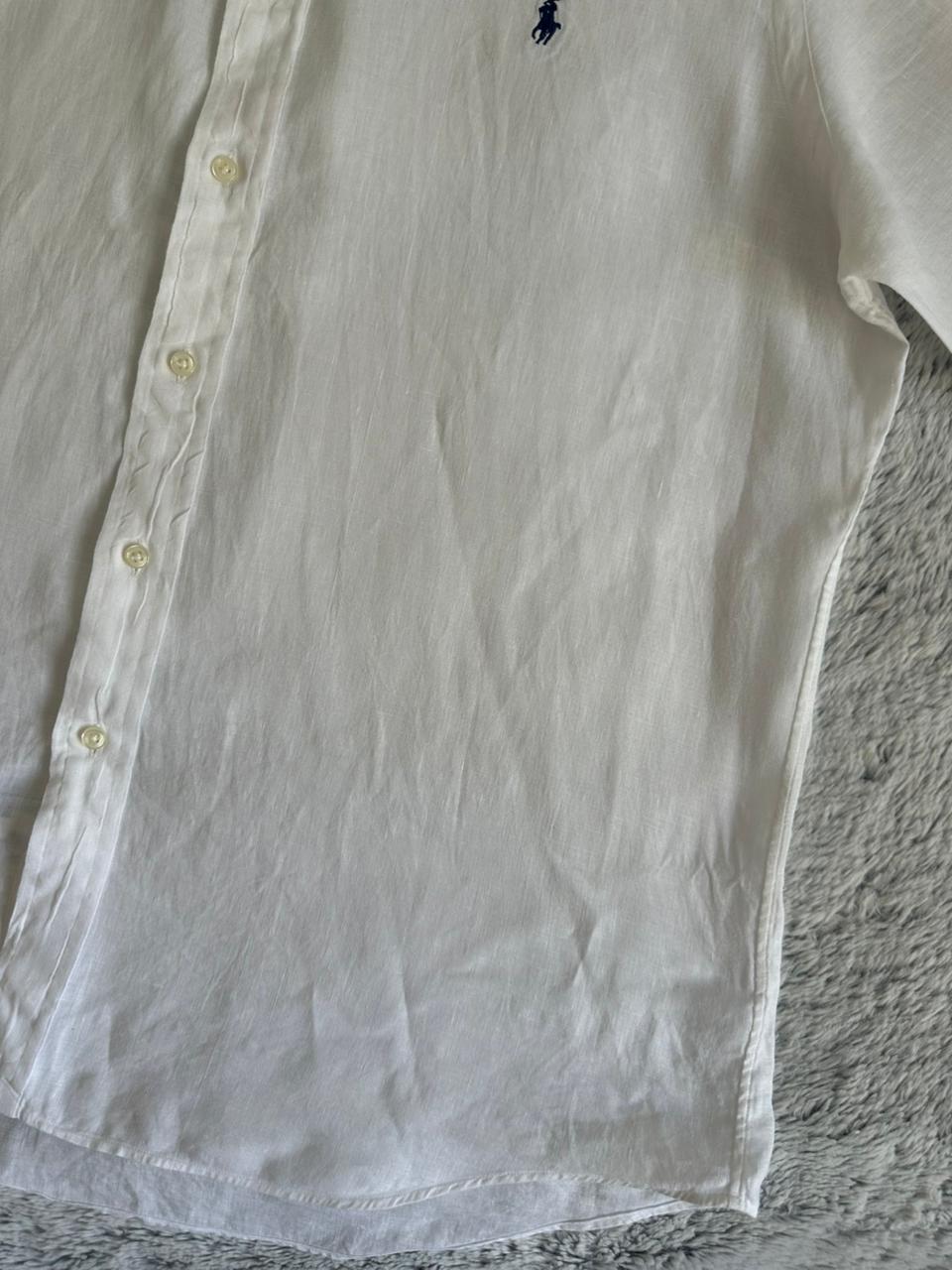 Chemise RALPH LAUREN demi manches en lain Taille L Spot-Chic