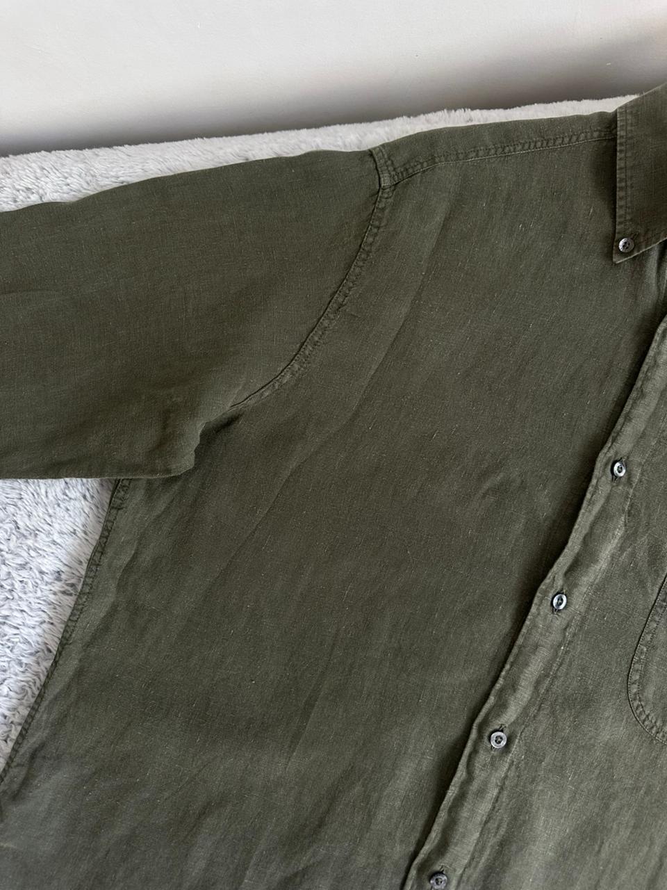 Chemise LACOSTE en lain Taille XL Spot-Chic