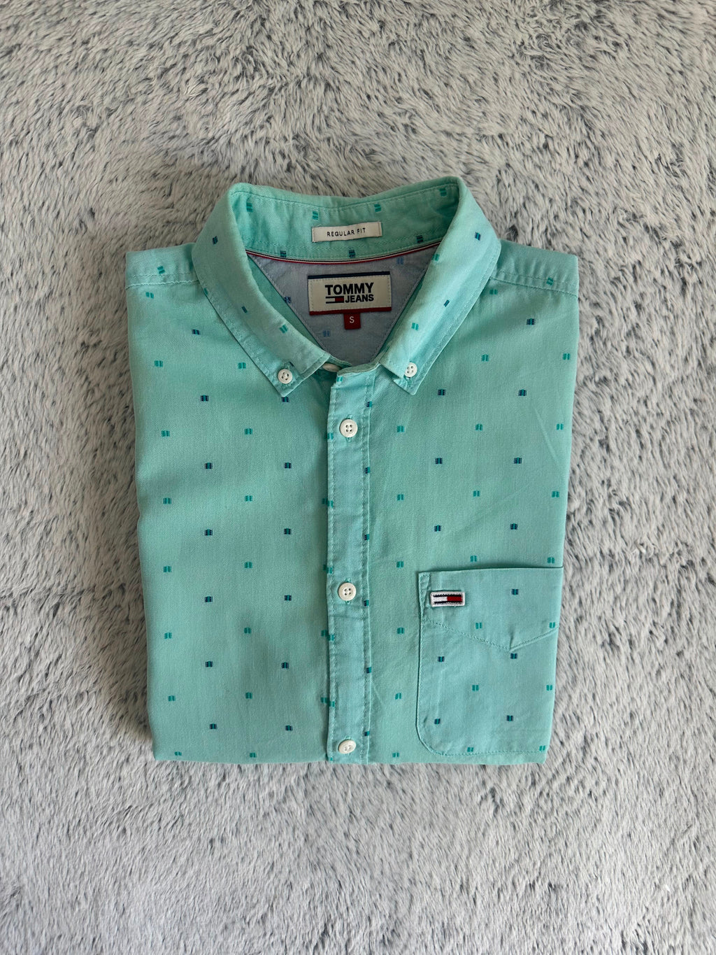 Chemise TOMMY HILFIGER demi manches Taille S Spot-Chic