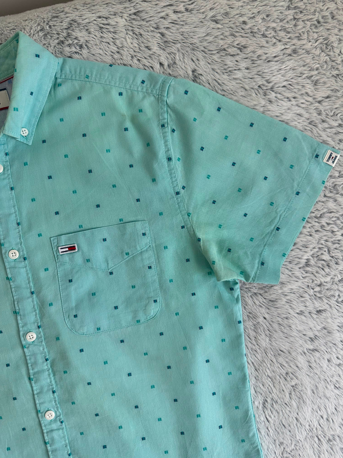Chemise TOMMY HILFIGER demi manches Taille S Spot-Chic