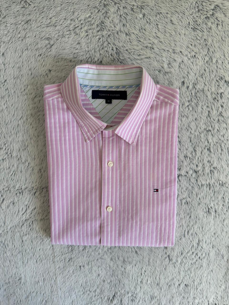 Chemise TOMMY HILFIGER demi manches Taille M Spot-Chic