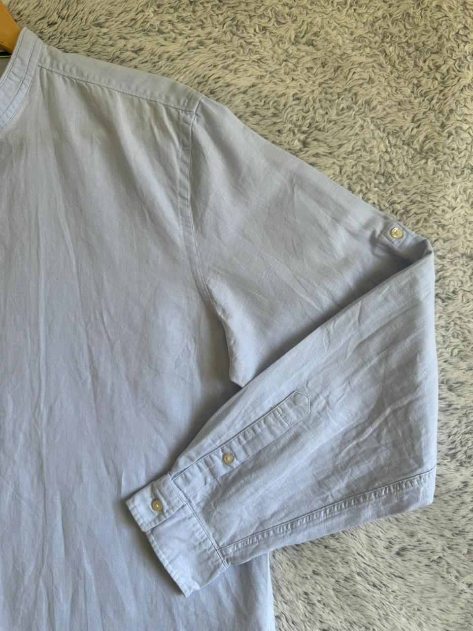 Chemise ZARA en lin Taille XL Spot-Chic