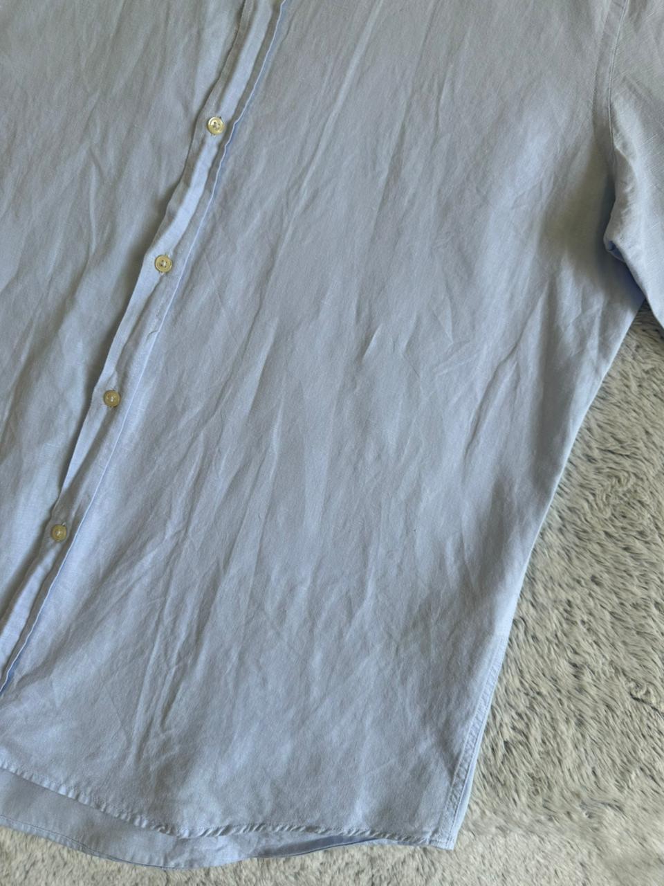 Chemise ZARA en lin Taille XL Spot-Chic
