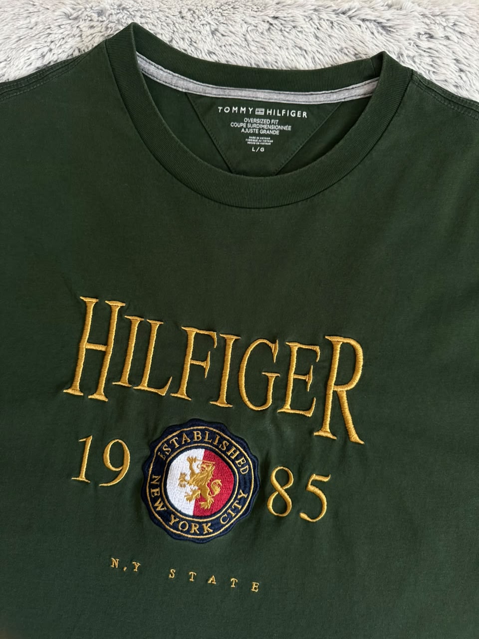 Pull Tommy Hilfiger Taille L Oversized Spot-Chic