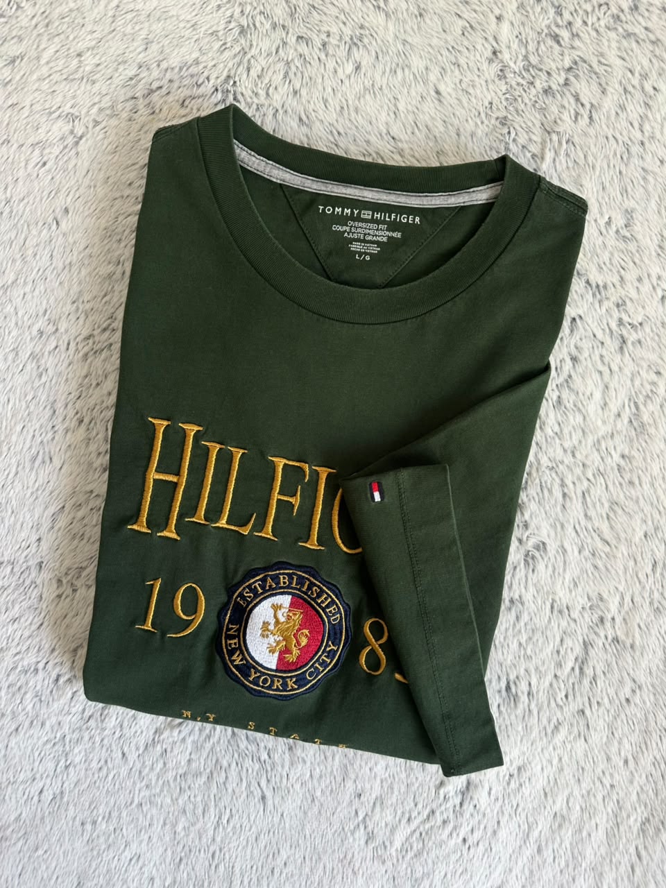 Pull Tommy Hilfiger Taille L Oversized Spot-Chic