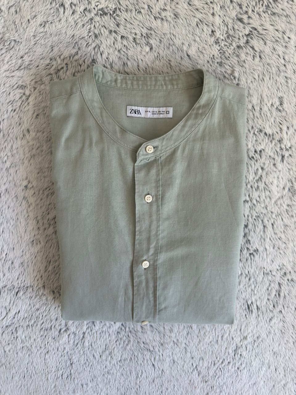 Chemise Zara en lin Taille XL Spot-Chic