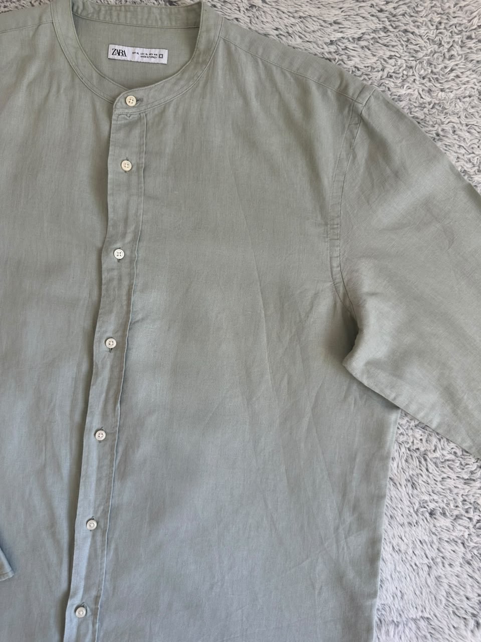 Chemise Zara en lin Taille XL Spot-Chic