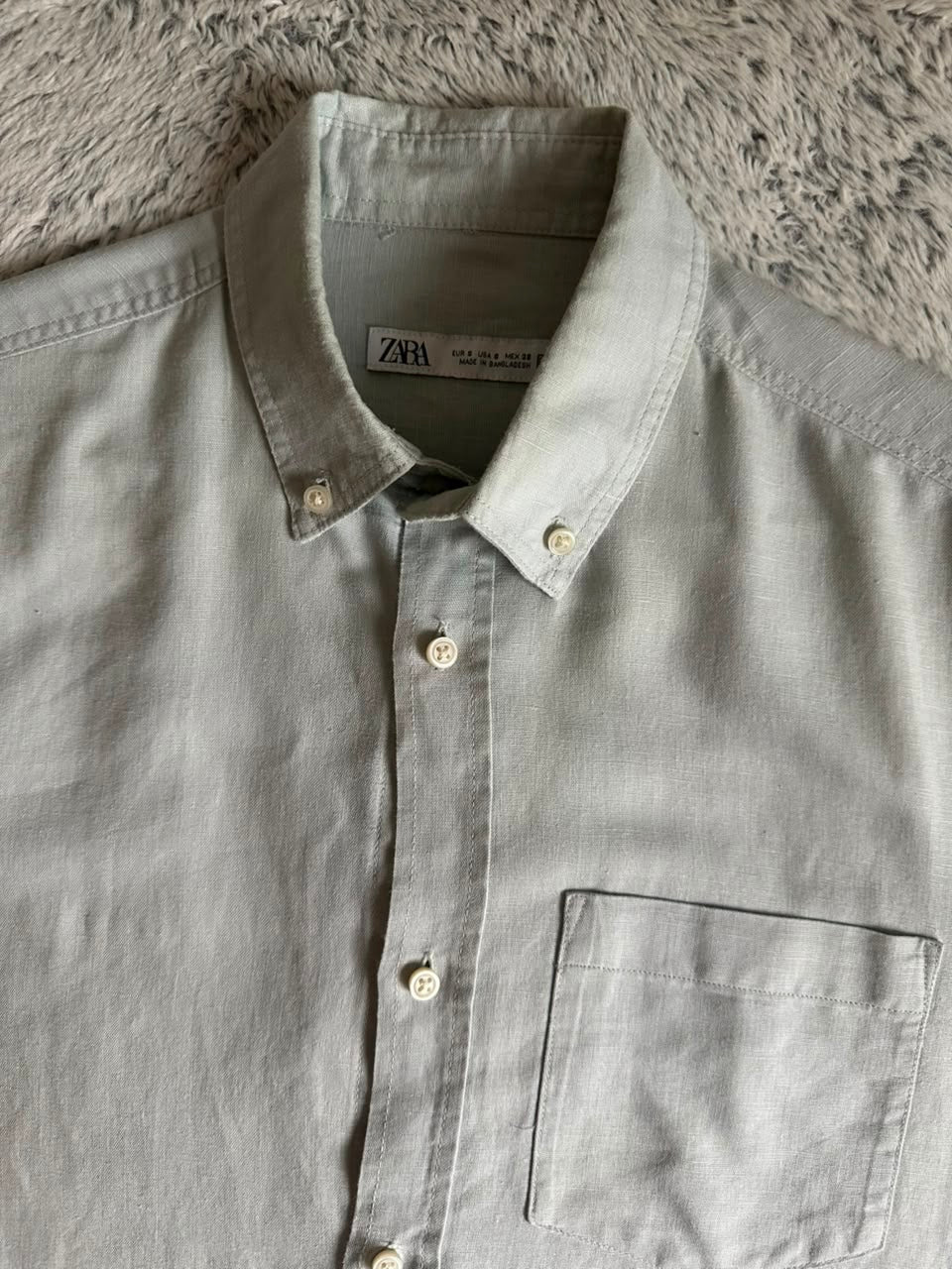 Chemise Zara en Lin Taille S Spot-Chic