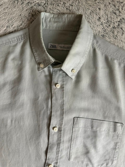Chemise Zara en Lin Taille S Spot-Chic
