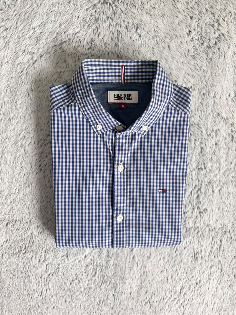 Chemise Tommy Hilfiger demi manches Taille S Spot-Chic