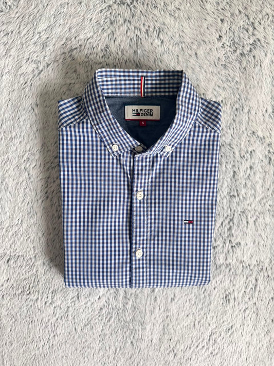 Chemise Tommy Hilfiger demi manches Taille S Spot-Chic