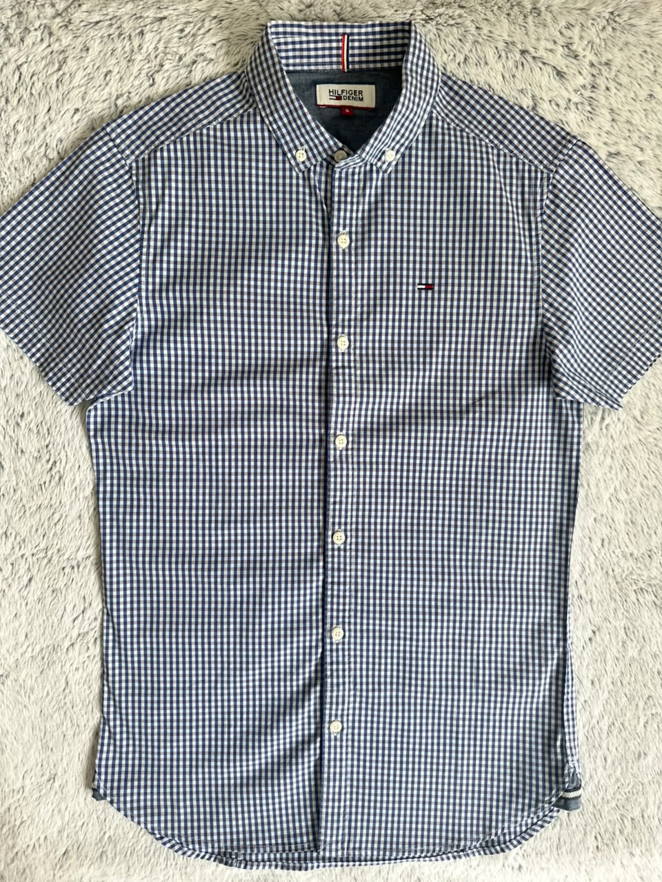 Chemise Tommy Hilfiger demi manches Taille S Spot-Chic