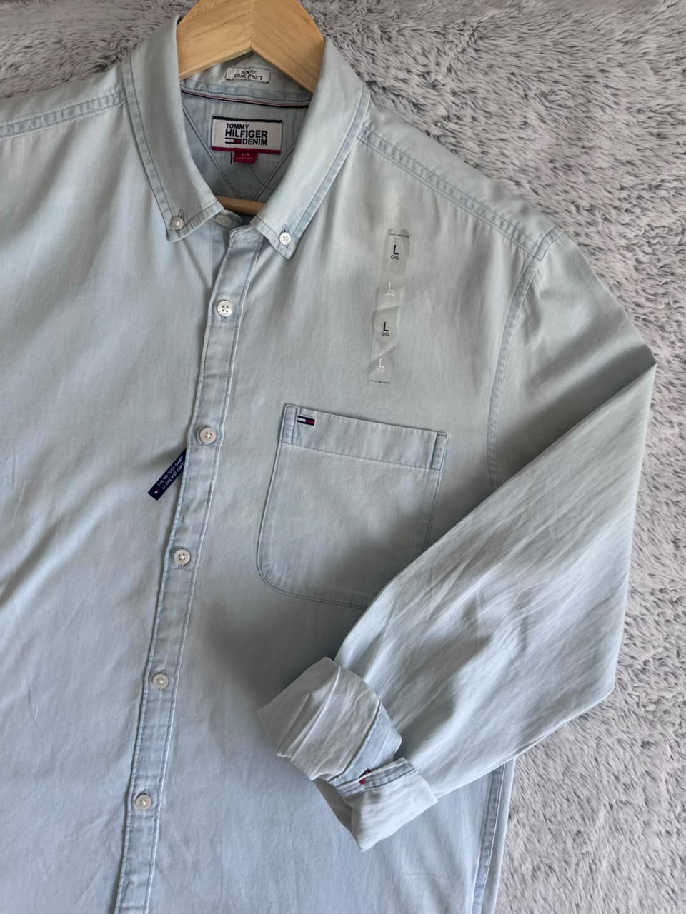 Chemise Tommy Hilfiger Taille L Spot-Chic