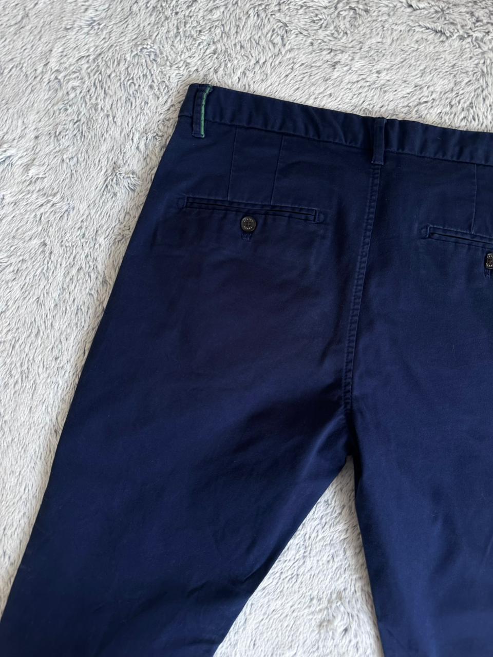 Pantalon Scotch & Soda Bleu Marine Taille M Spot-Chic