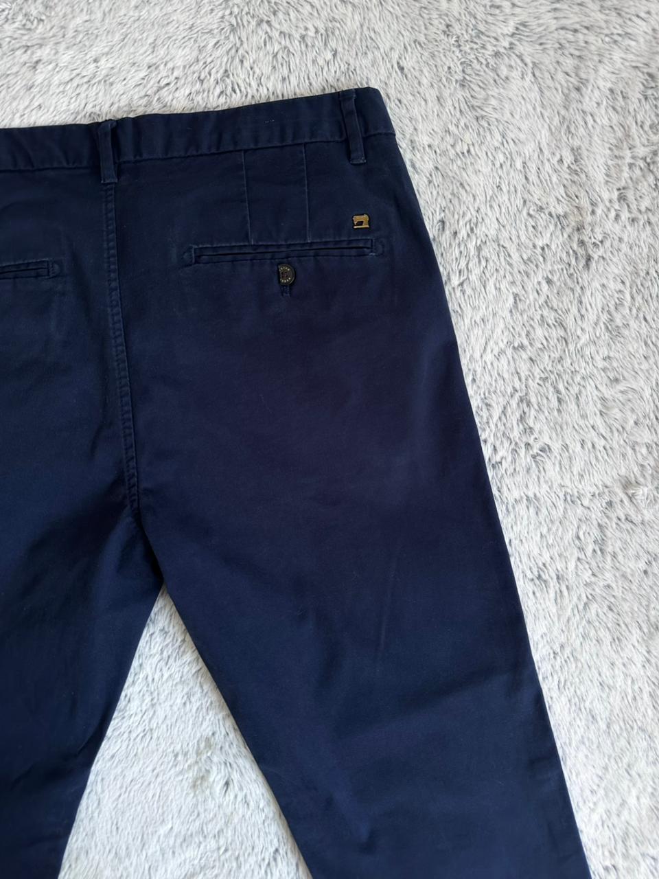 Pantalon Scotch & Soda Bleu Marine Taille M Spot-Chic