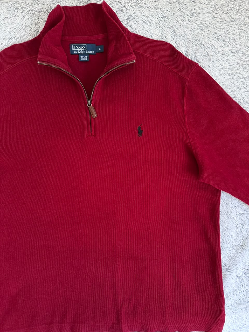 Pull demi zippé RALPH LAUREN Taille XL