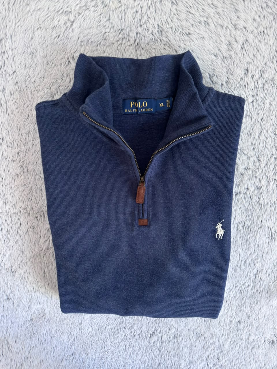 Pull demi zippé RALPH LAUREN Taille XL Spot-Chic