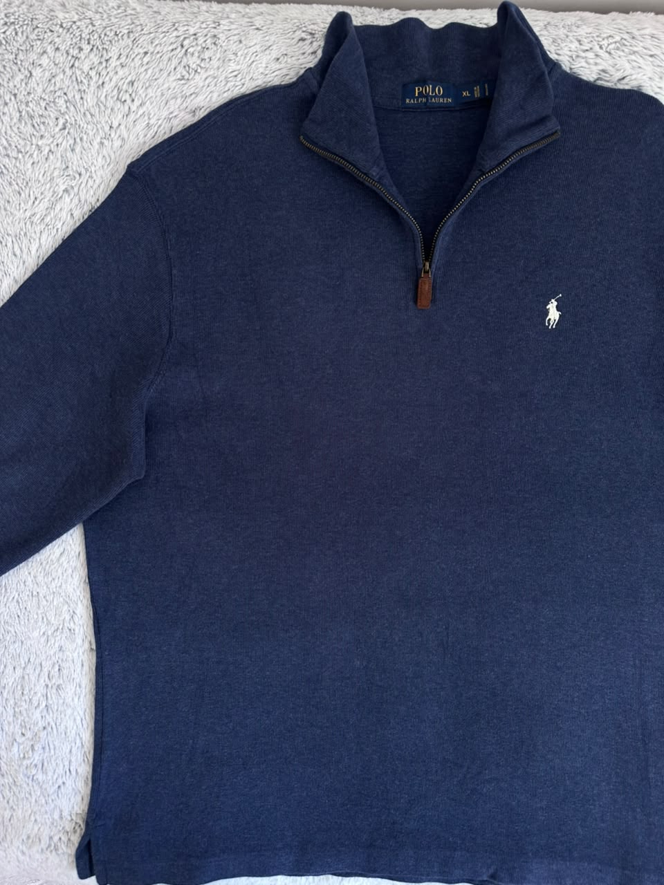 Pull demi zippé RALPH LAUREN Taille XL Spot-Chic