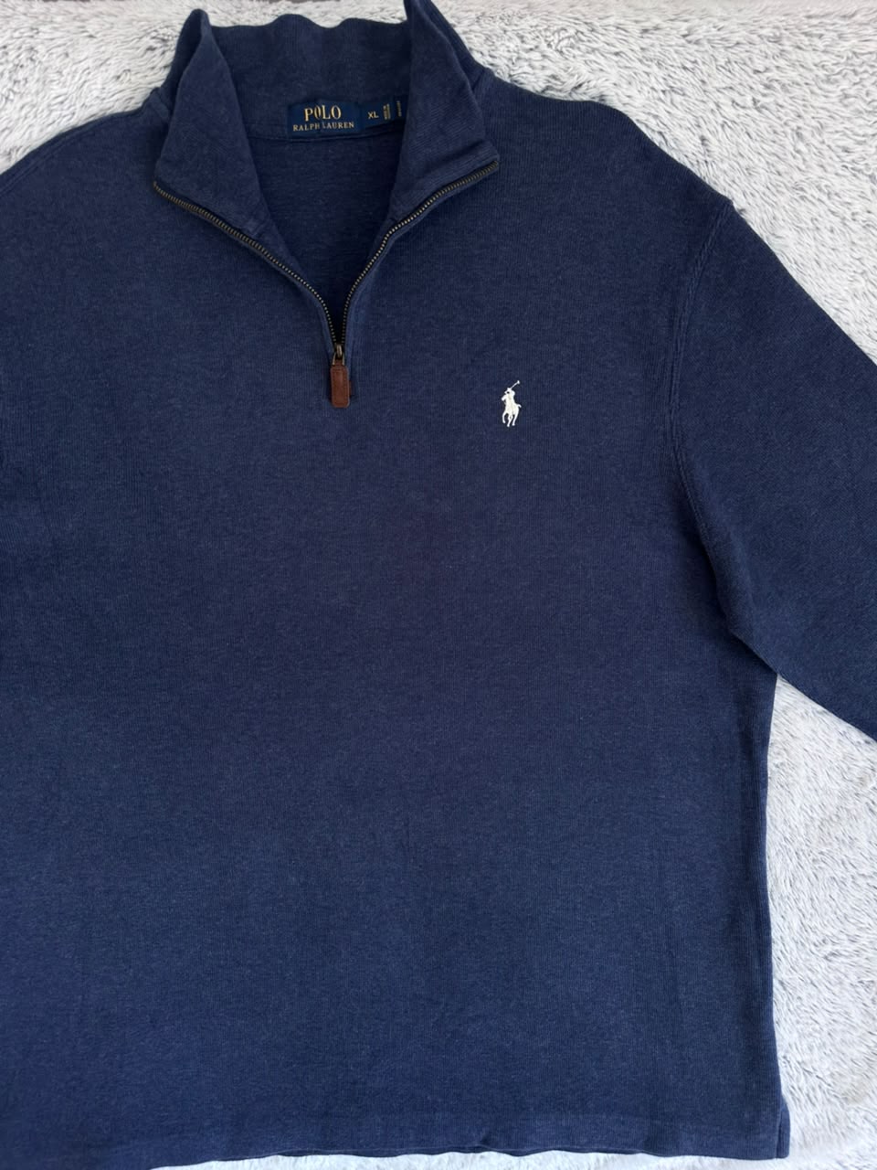 Pull demi zippé RALPH LAUREN Taille XL Spot-Chic