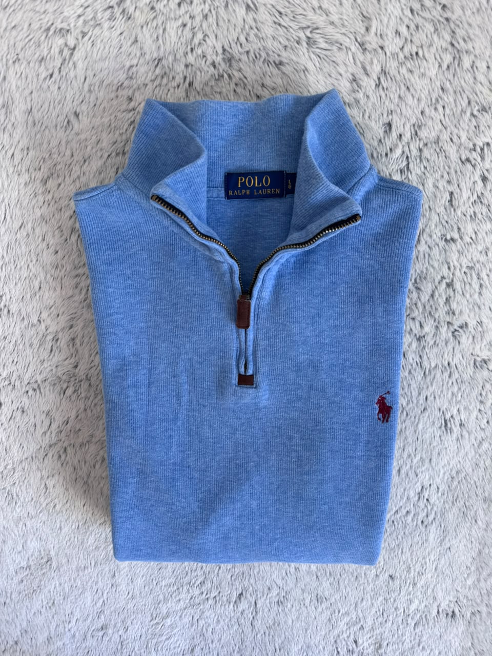 Pull demi zippé RALPH LAUREN Taille L Spot-Chic