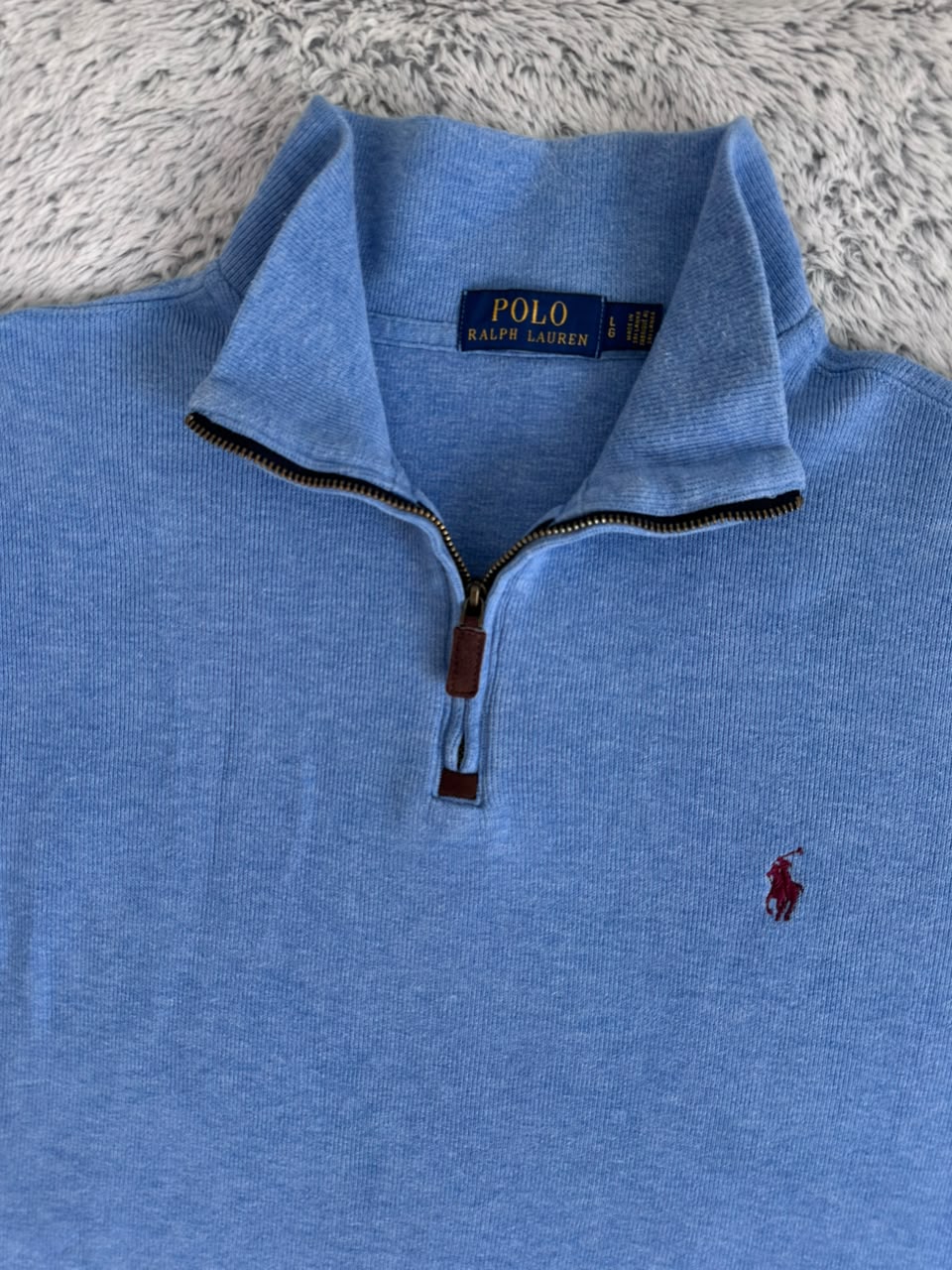 Pull demi zippé RALPH LAUREN Taille L Spot-Chic