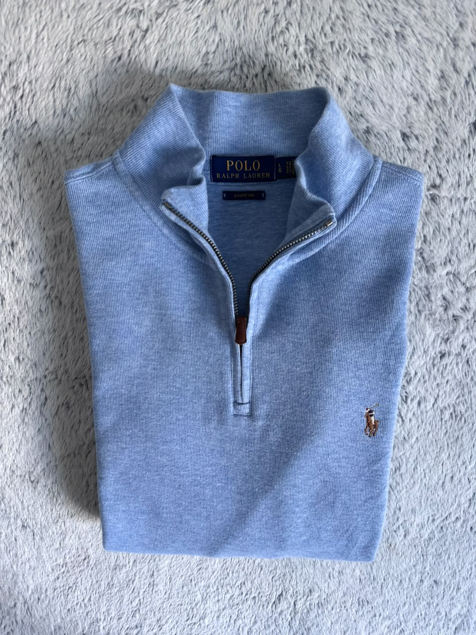 Pull demi zippé RALPH LAUREN Taille L Spot-Chic
