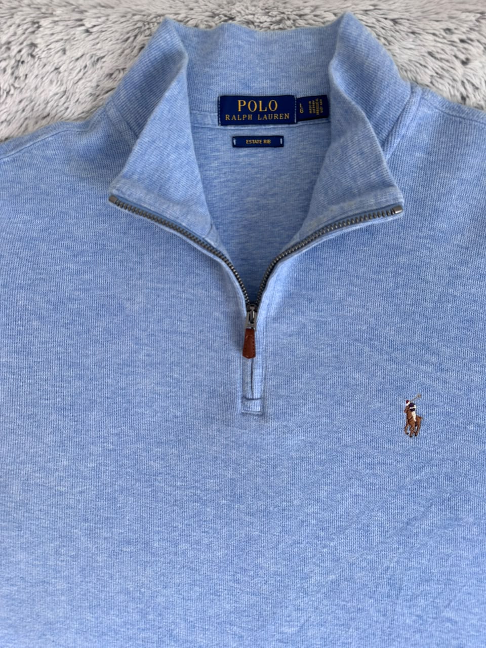 Pull demi zippé RALPH LAUREN Taille L Spot-Chic