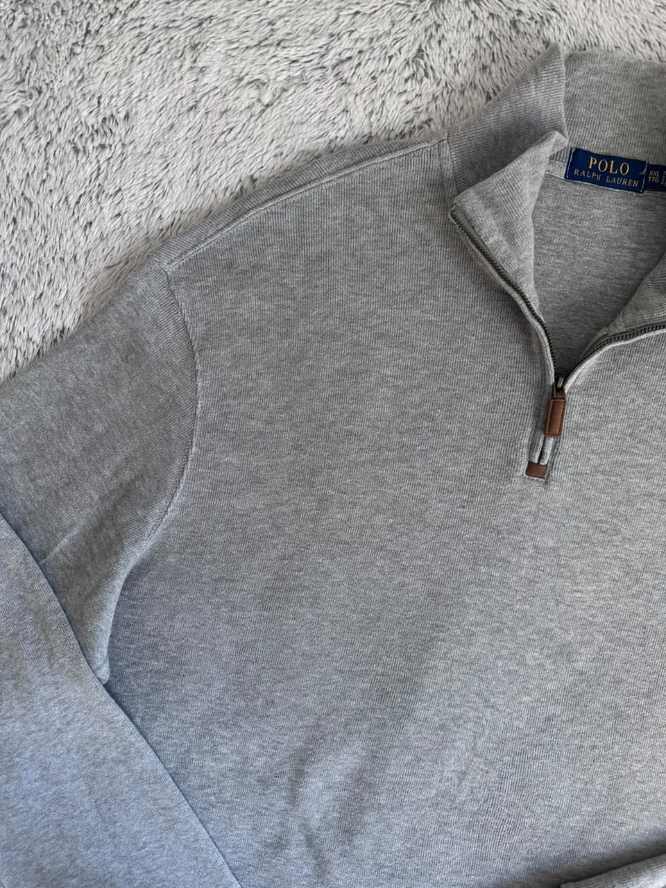 Pull demi zippé RALPH LAUREN Taille XXL Spot-Chic
