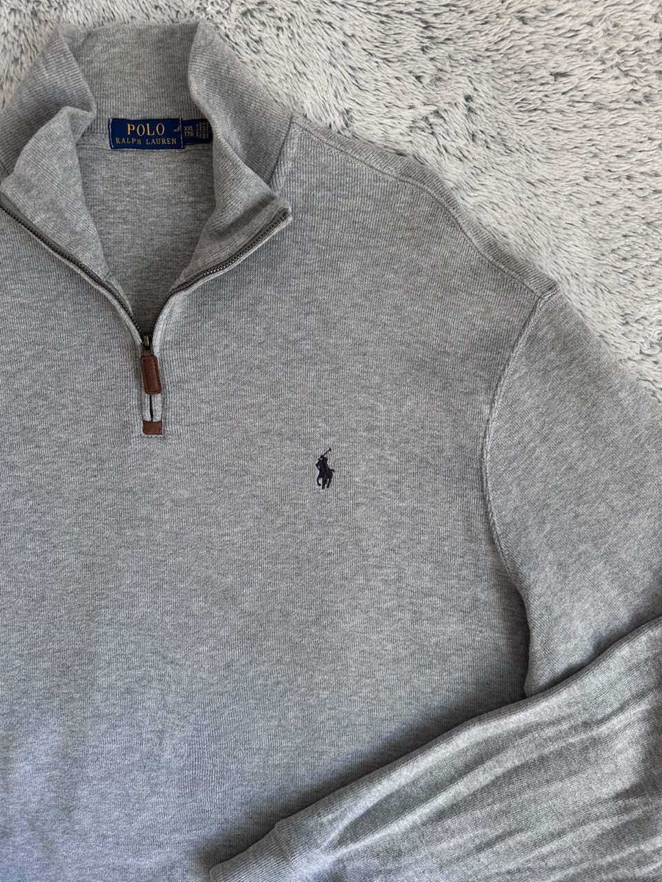 Pull demi zippé RALPH LAUREN Taille XXL Spot-Chic