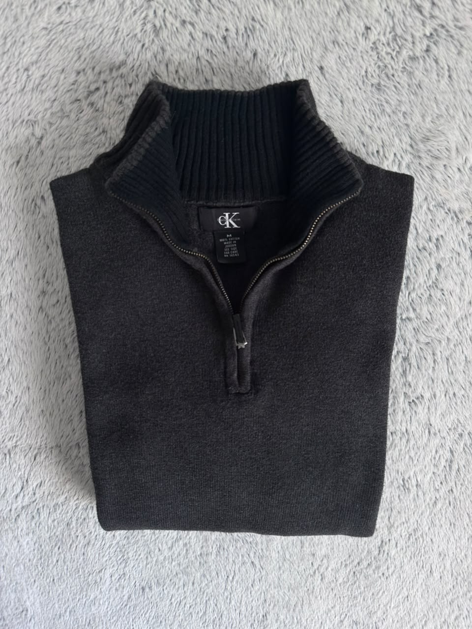 Pull demi zippé CALVIN KLEIN Taille M Spot-Chic